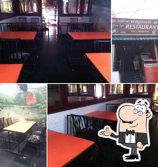 The interior of Siva Sai Restaurant