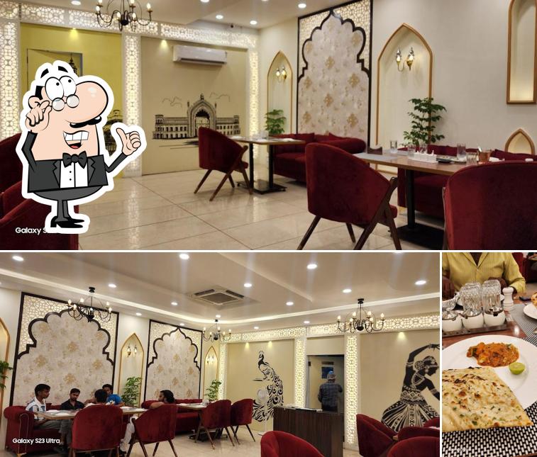 The image of Awadhwala’s interior and food