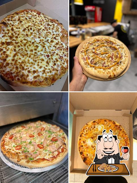 Prenez différents types de pizzas