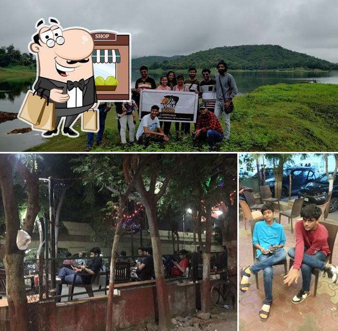 The exterior of Yuvi Cafe