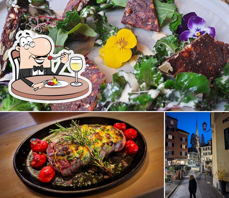 Romantik Hotel si caratterizza per la cibo e esterno