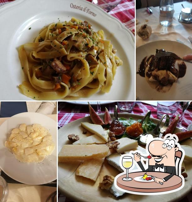 Platti al Ristorante Forno Antica Osteria