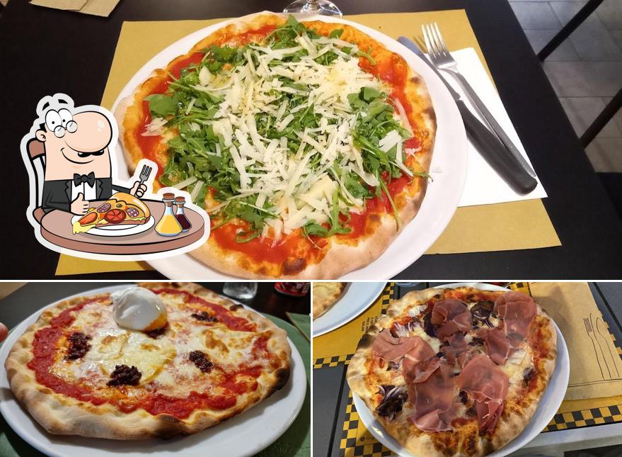 A Il Pizzomane, puoi ordinare una bella pizza