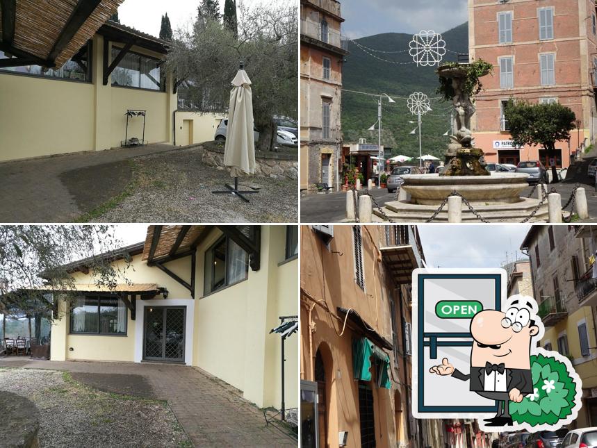 Goditi la vista dall'area esterna di Agriturismo il Melograno Palombara Sabina