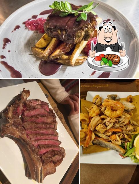 Curiosa tra l'ampia scelta di piatti di carne