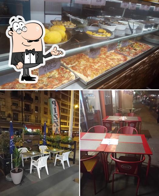 Gli interni di L'Isola - Italian Street Food - Restaurant et Pizzeria