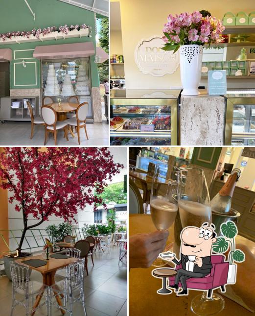 O interior do Doce Maison