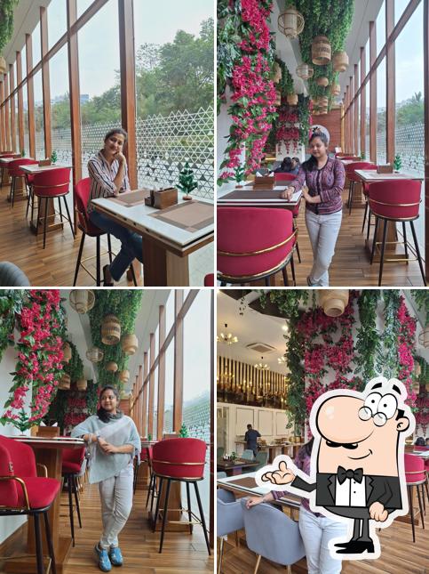 The interior of Sizzler