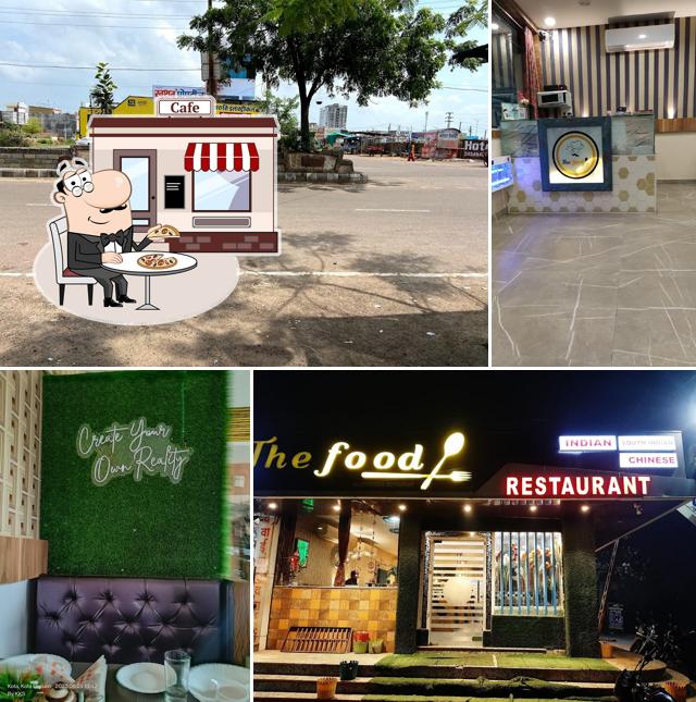 The exterior of The food Restaurant