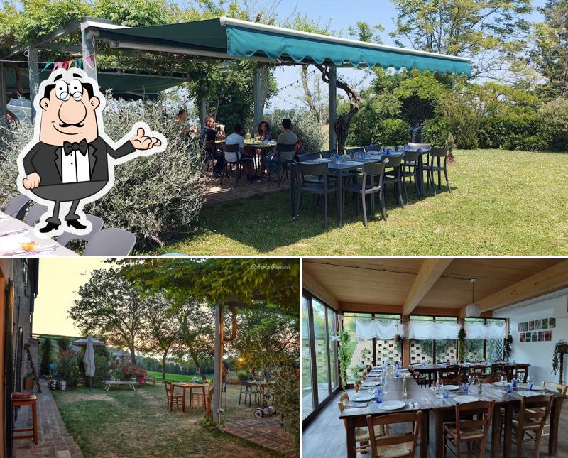 Gli interni di Adagio Ristorante Agriturismo - tra Fano e Pesaro