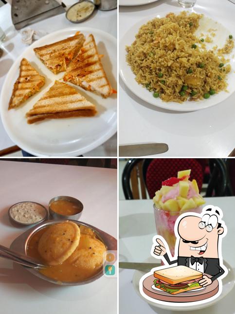 Grilled cheese sandwich at Indian Coffee House