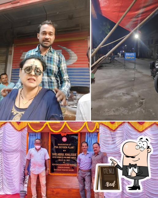 See this pic of Khan Hotel