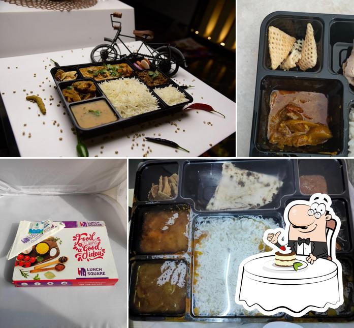 Lunch Square offers a selection of desserts