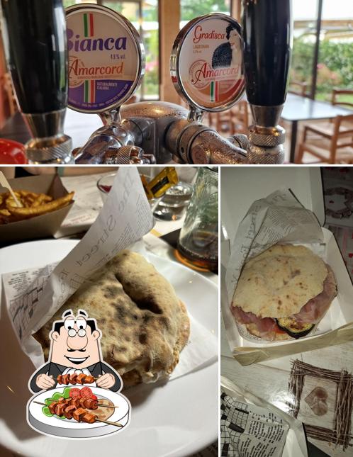 Platti al Piada e Puccia