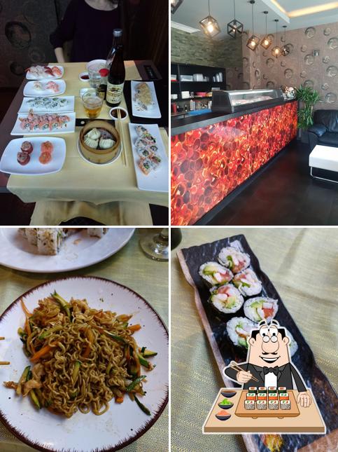 Scegli le diverse opzioni di sushi