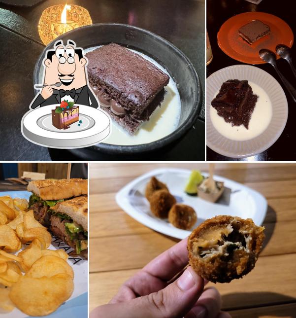 Bolo de chocolate em Saravá