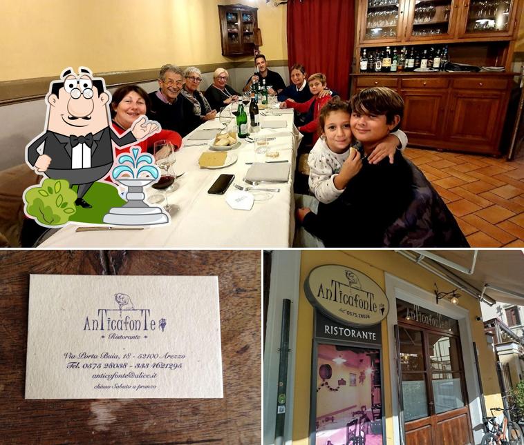 Goditi la vista dall'area esterna di Antica Fonte