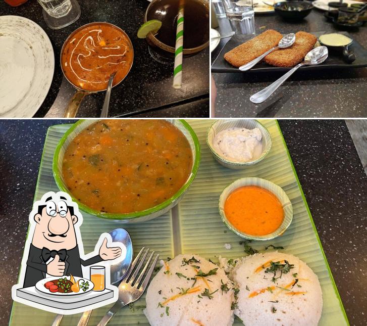 Butter chicken at Makkhan's Veg Restaurant