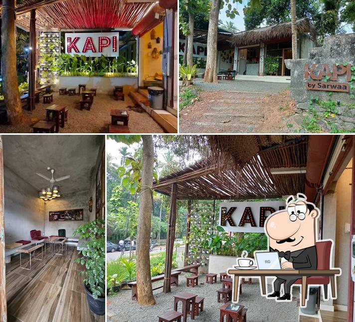 Take a seat at one of the tables at KAPI by Sarwaa
