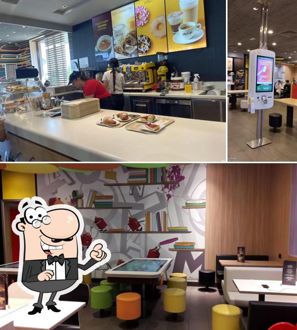 Dai un'occhiata agli interni di McCafé