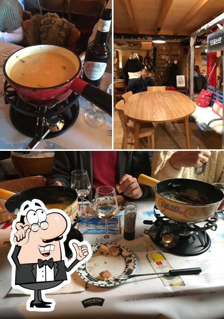Gli interni di Chalet de la Poya