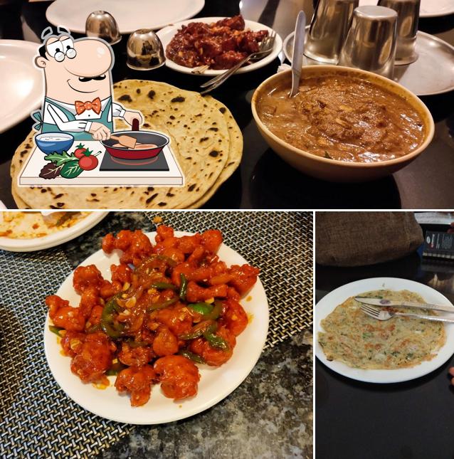 Chicken curry at Hotel Mayura Velapuri Belur