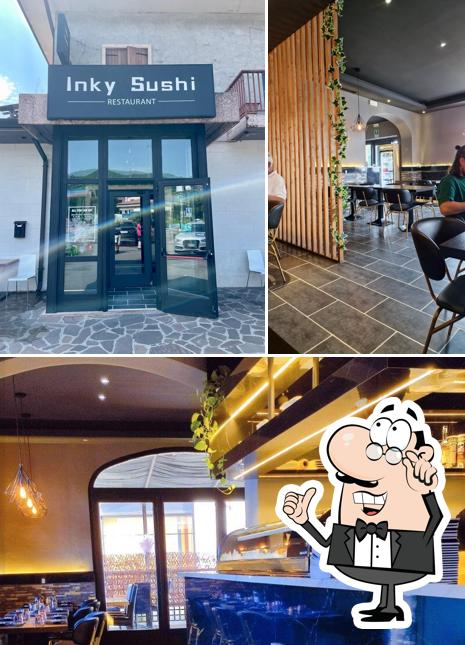 Dai un’occhiata alla immagine che raffigura la interni e esterno di Inky Sushi - Ristorante Giapponese