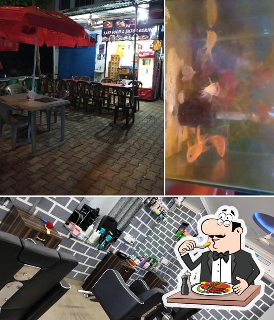 Check out the picture depicting food and interior at PK Fast Food & Juice Corner