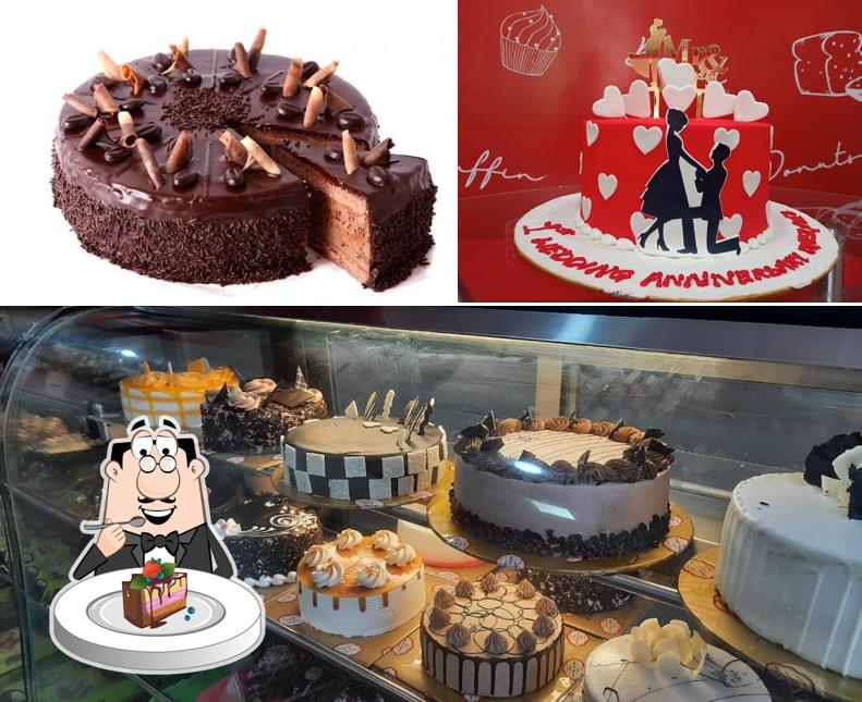 Chocolate cake at Pastry Palace Bicholim