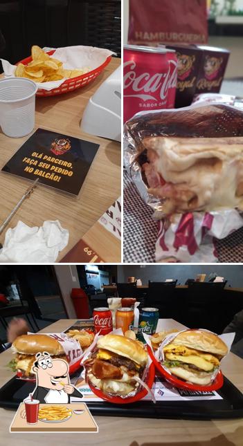 Batata frita em Royal Hamburgueria