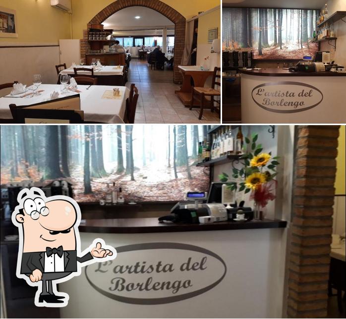 Dai un'occhiata agli interni di L'Artista Del Borlengo