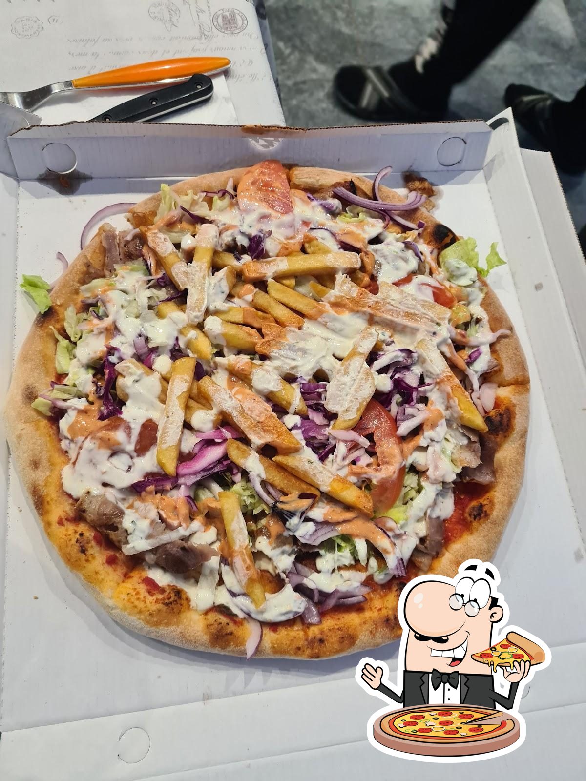 Scegli tra le svariate varianti di pizza.