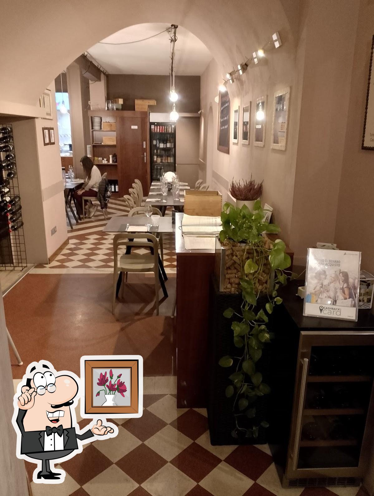 Gli interni di Osteria In Domo.