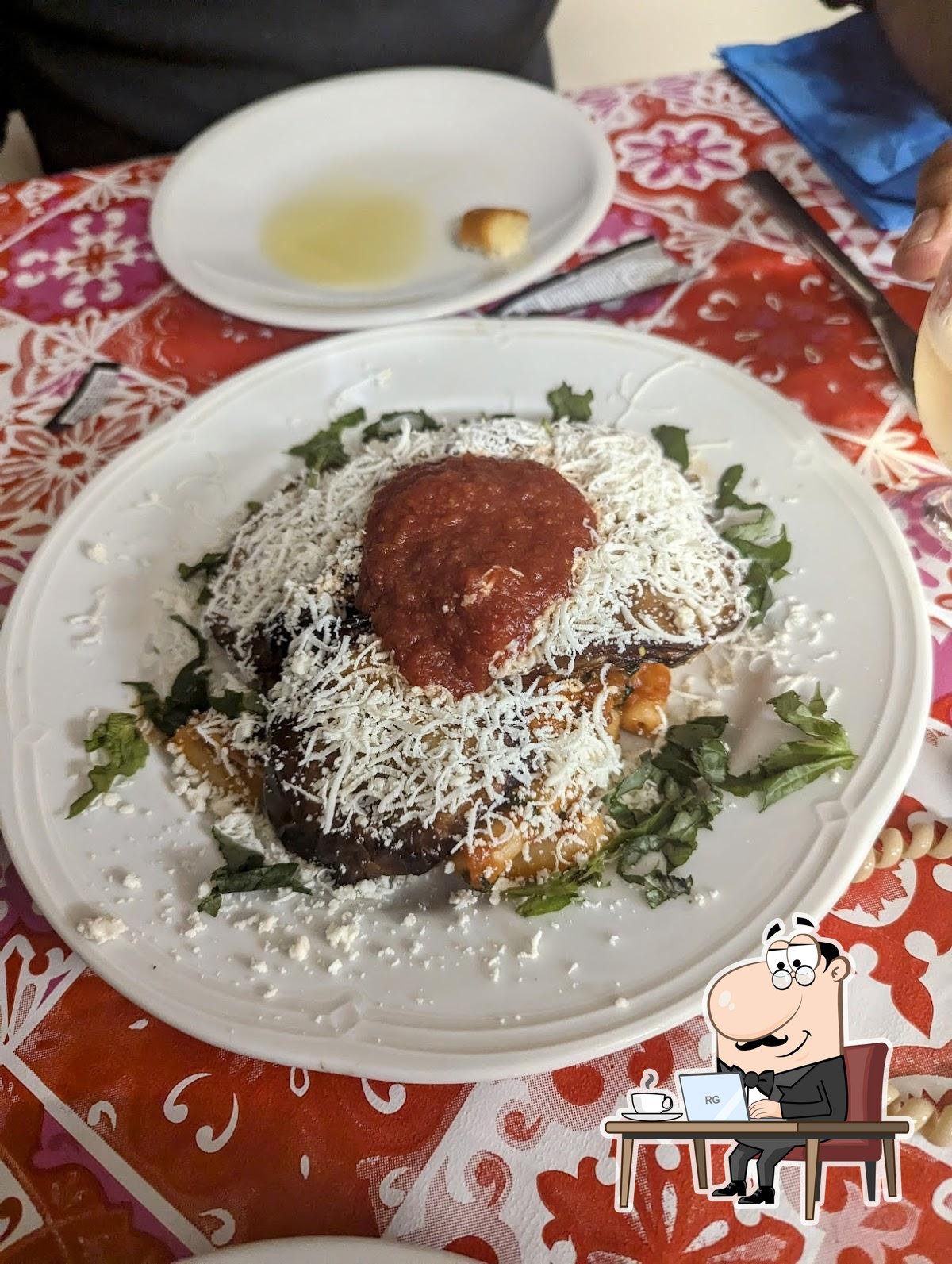 Siediti a un tavolo di De Fiore Nuova trattoria del forestiero.