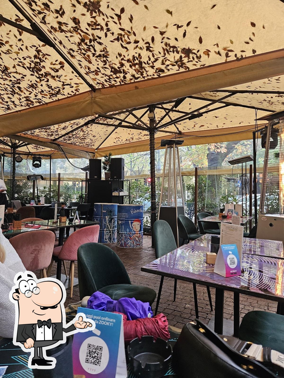 Gli interni di Zooky Cafè.