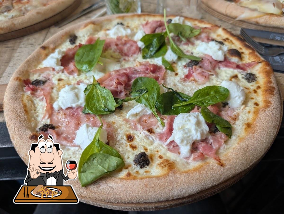 Choisissez de nombreux genres de pizzas.