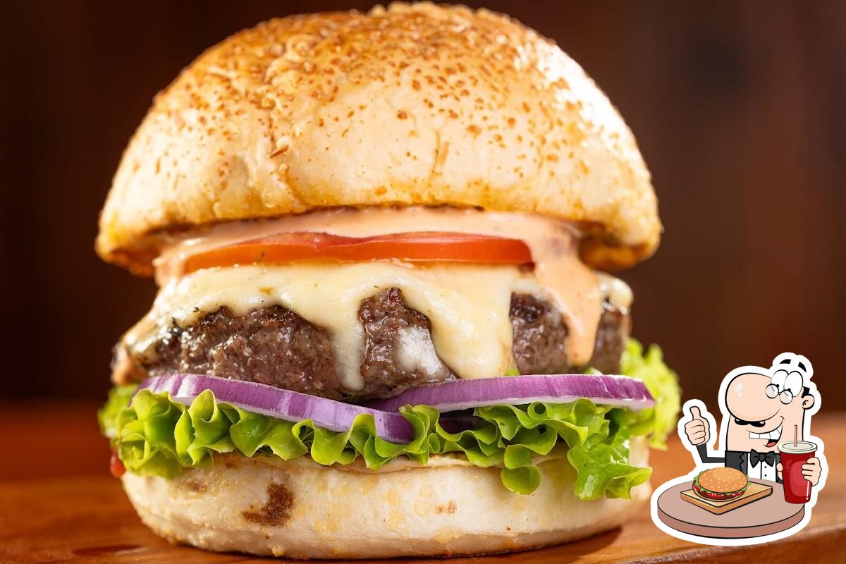 Experimente um dos hambúrgueres servidos no Bárbaros BURGER's.