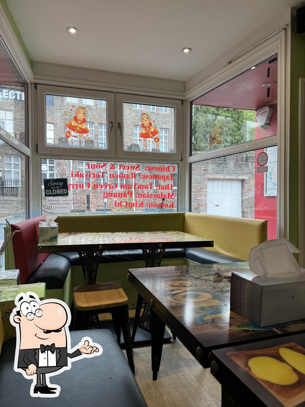 Take a seat at one of the tables at BrisNoodles.