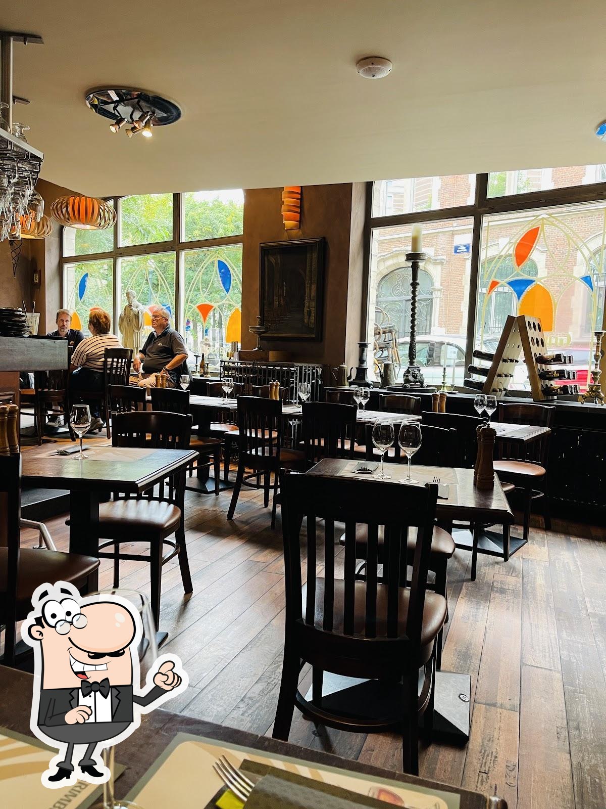 L'intérieur de Grimbergen bruxelles Café.