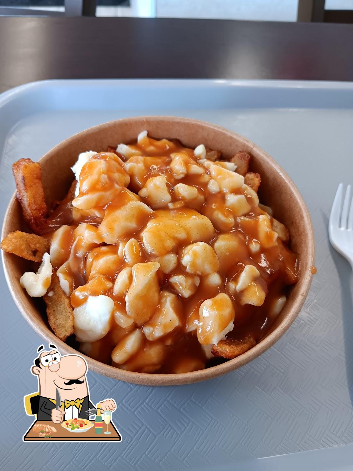 Food at Restaurant Guy La Patate