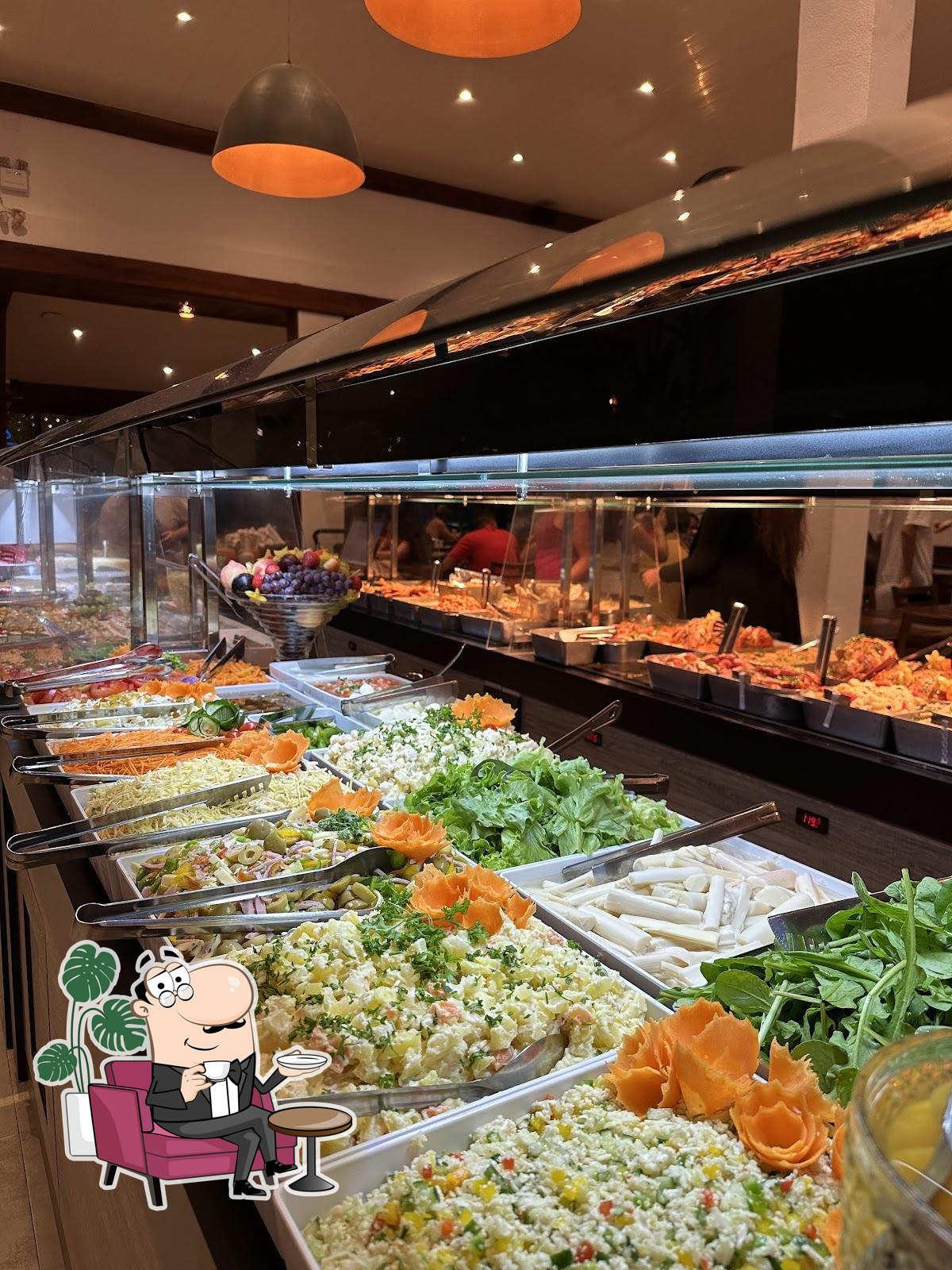 O interior do Sabor do Mar.