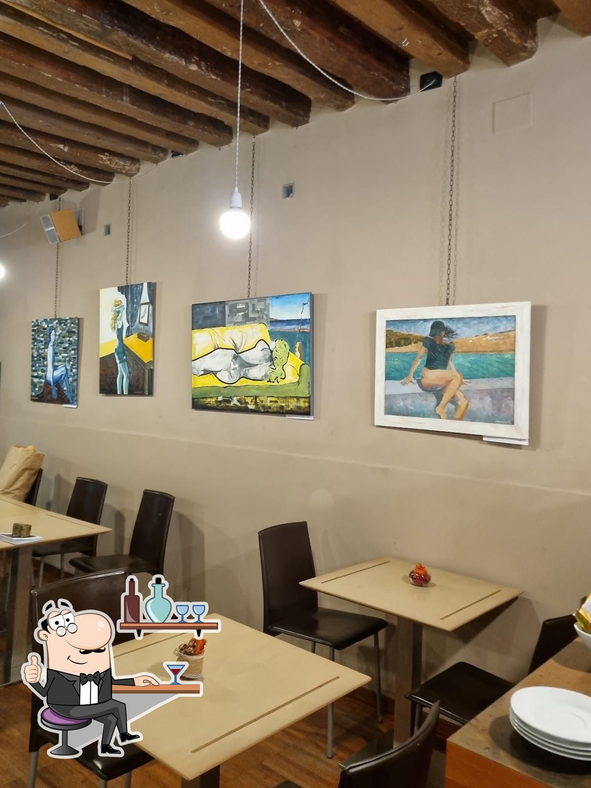 Dai un'occhiata agli interni di Nerodiseppia Bistro' d'Autore.