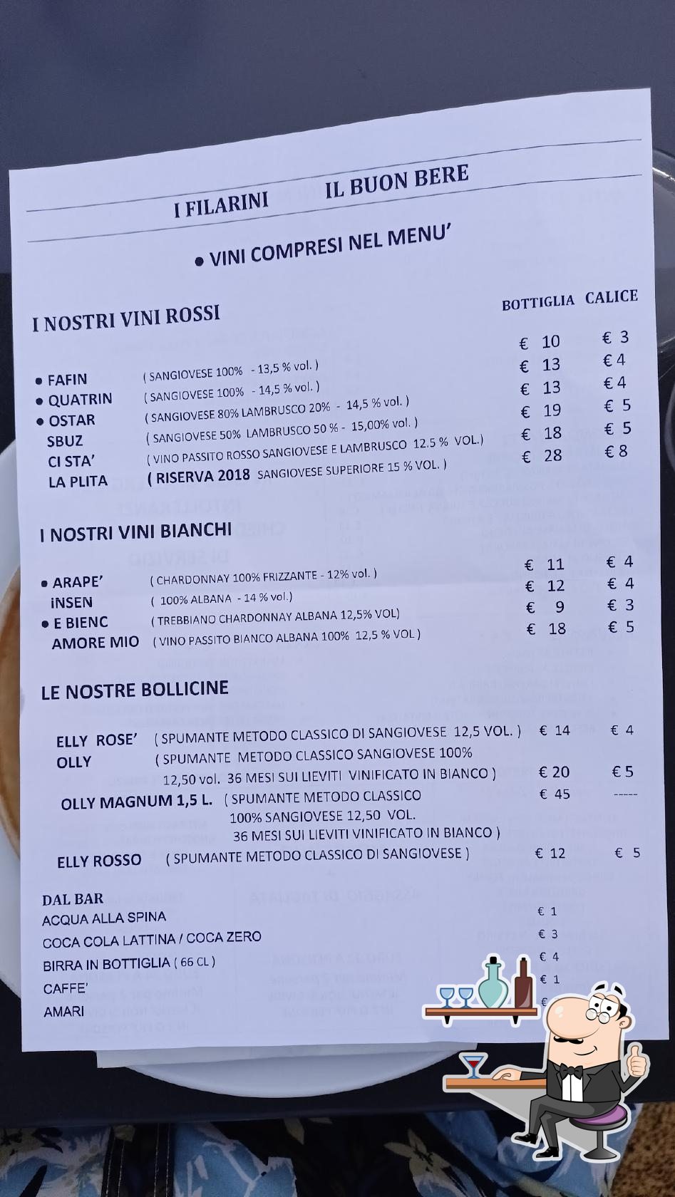Gli interni di Agriturismo I filarini.
