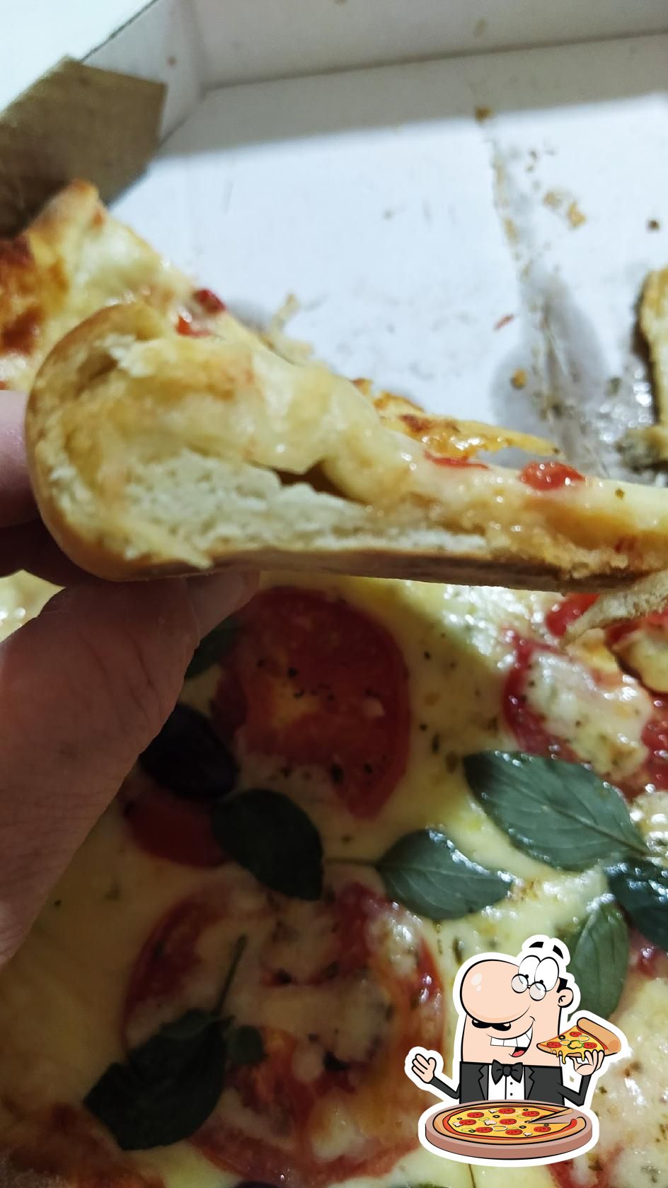 Escolha pizza no Pizzaria Bonna Bella.