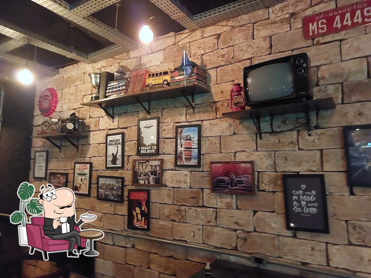 O interior do Terraço Pizza Bar.