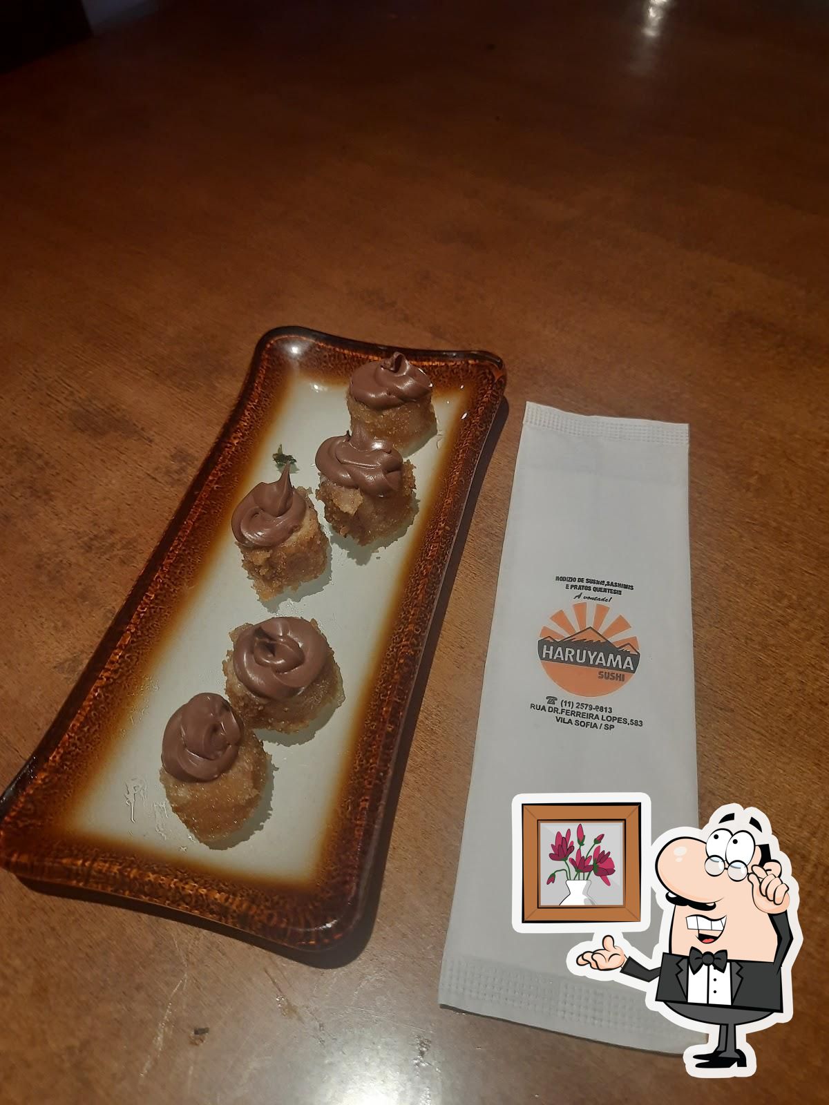 Veja imagens do interior do Haruyama Sushi Vila Sofia.