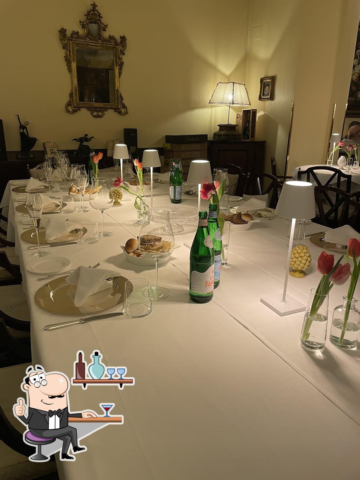 Gli interni di Belle Parti.