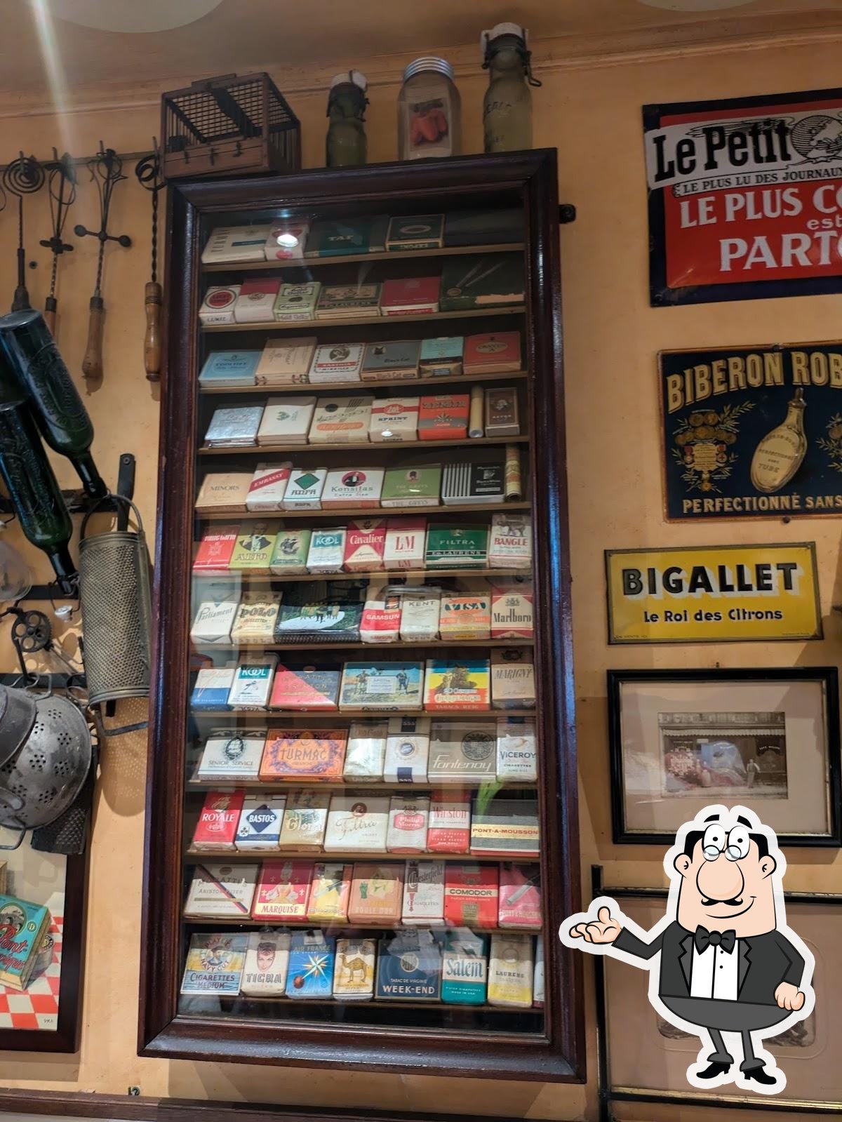 L'intérieur de Le Petit Baigneur.