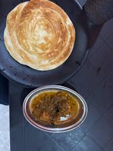 Krishna vegies & cake