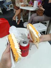 Hot dog do Ronaldo. Cachorro quente